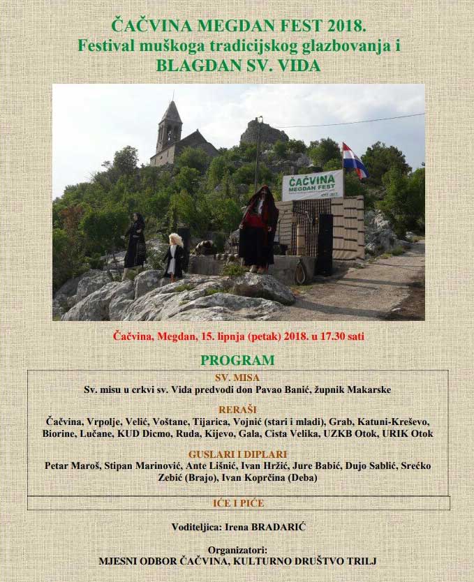 Čačvina Megdan Fest 2018 - Program Čačvina Megdan Fest 2018 - Program