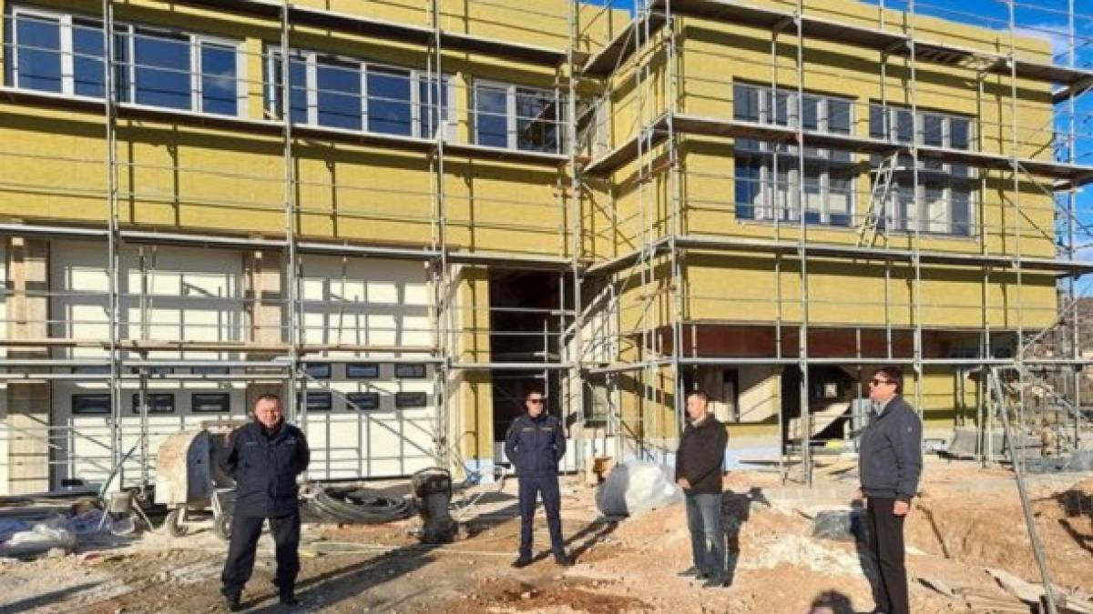 Glavni vatrogasni zapovjednik RH posjetio gradili&scaron;te vatrogasnog doma u Trilju