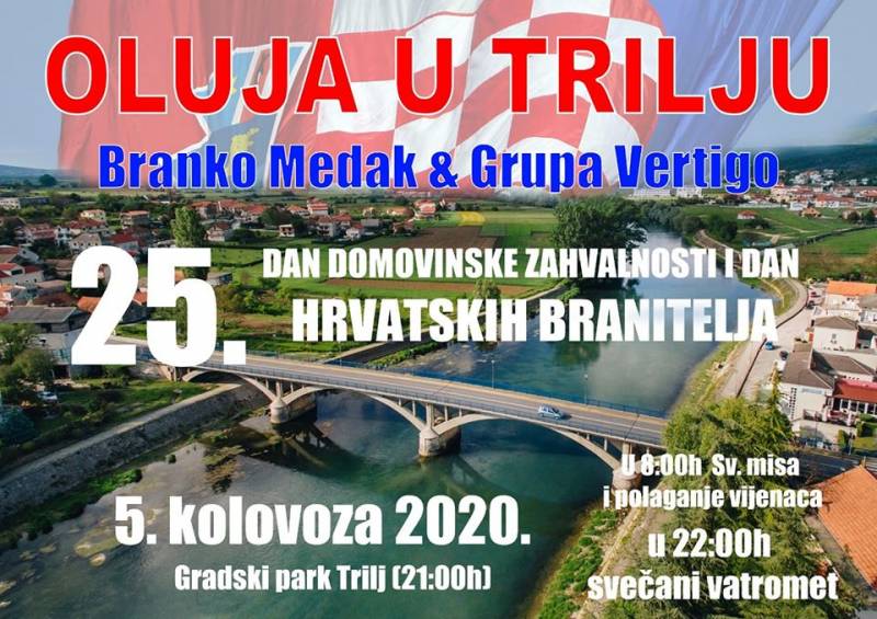 Proslava Oluje u Trilju 2020.