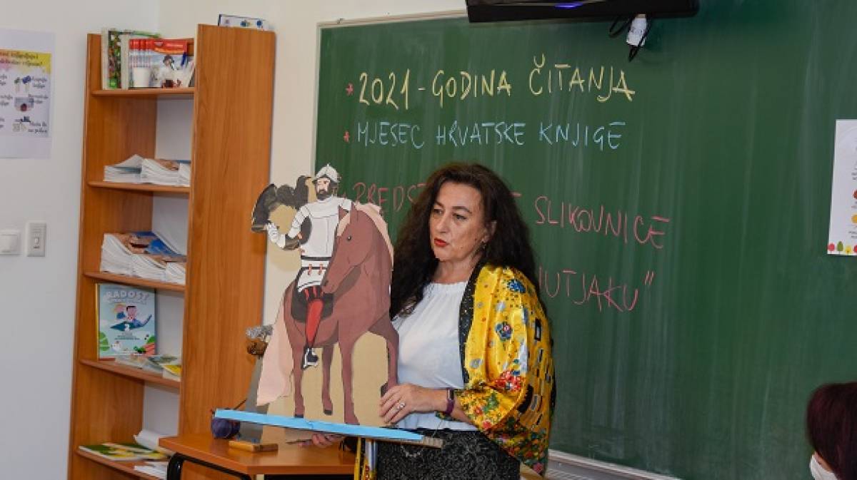 Mjesec hrvatske knjige u O&Scaron; Trilj, predstavljena slikovnica Legenda o Nutjaku