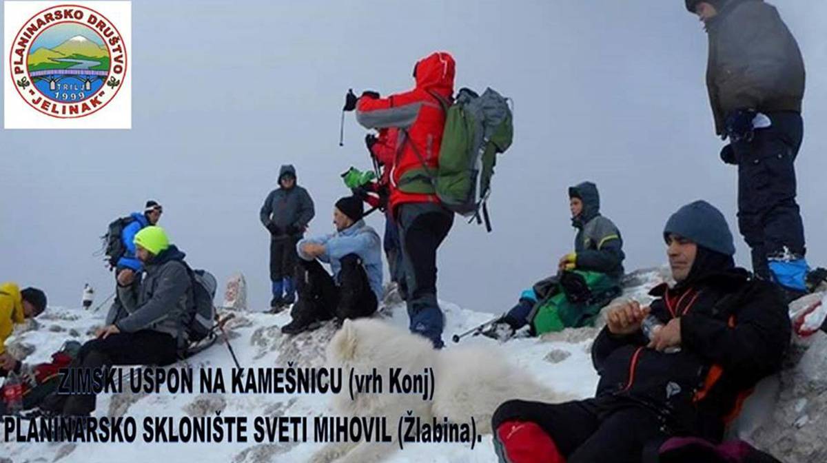 Zimski uspon na Kame&scaron;nicu