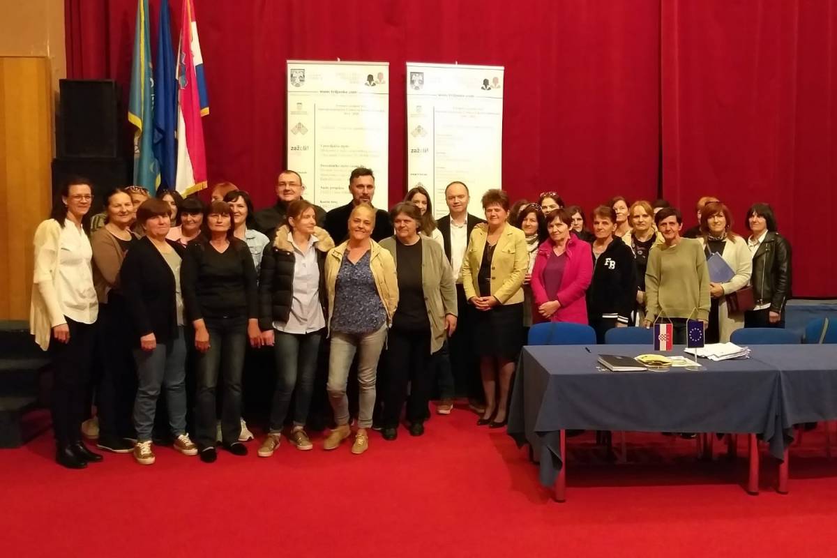 Projekt &bdquo;Zaželi &ndash; žene triljskog kraja&ldquo; - potpisani ugovori o radu sa 25 žena